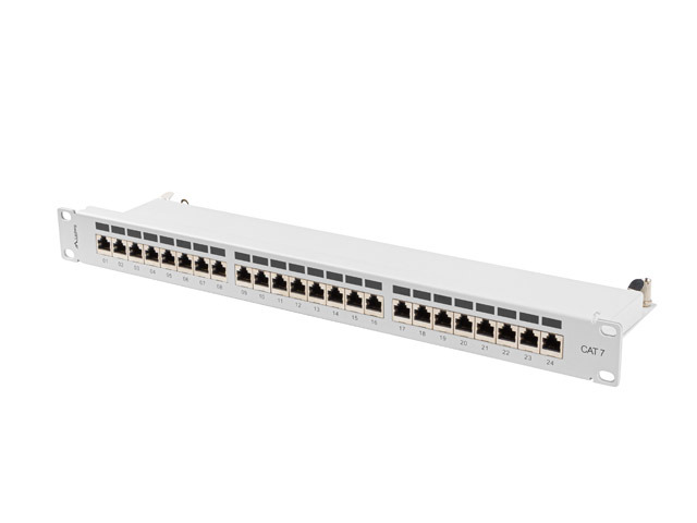 PATCH PANEL 24 PORT 1U 19" CAT.7 FTP GRE